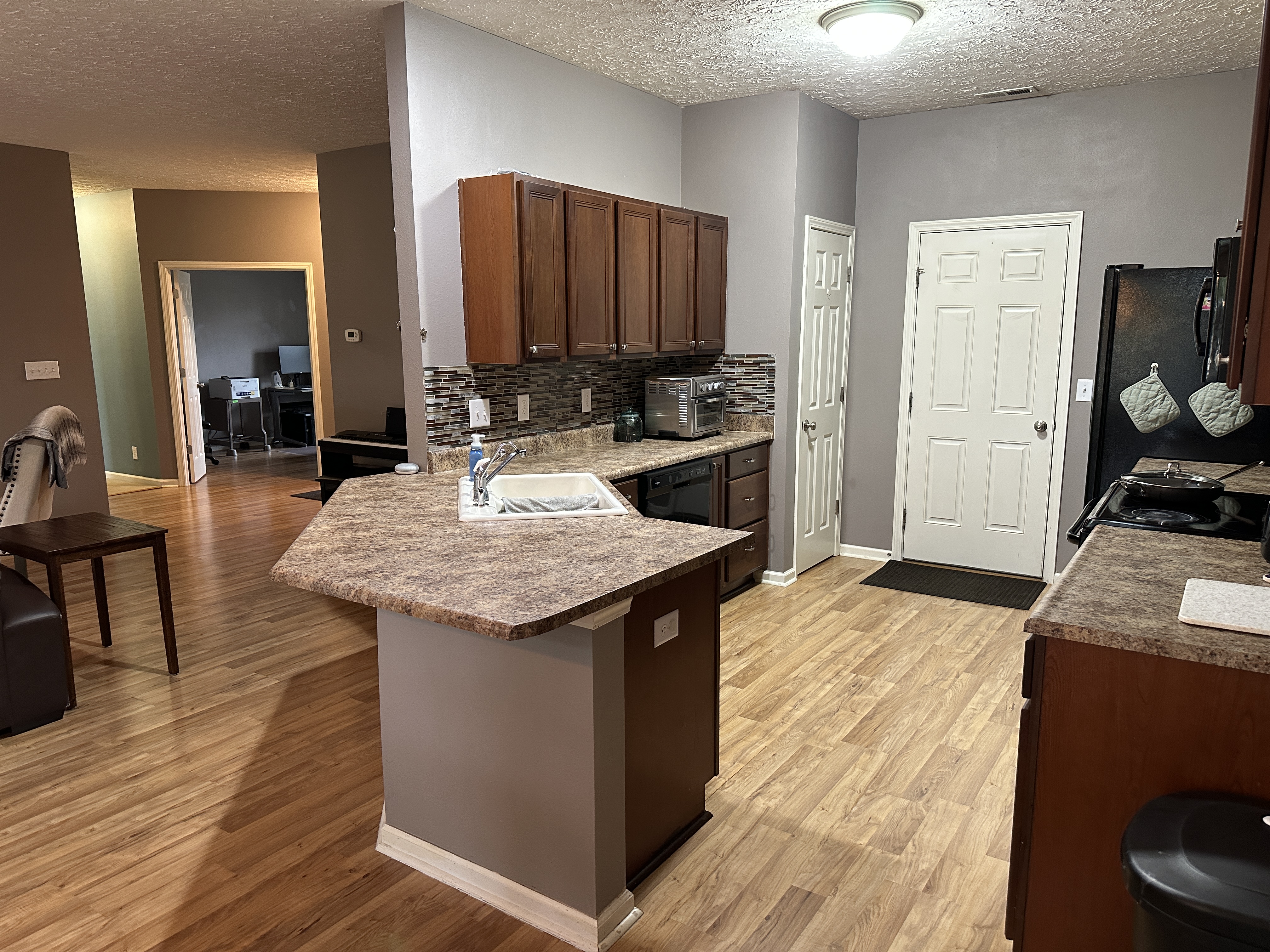 A photo of the house