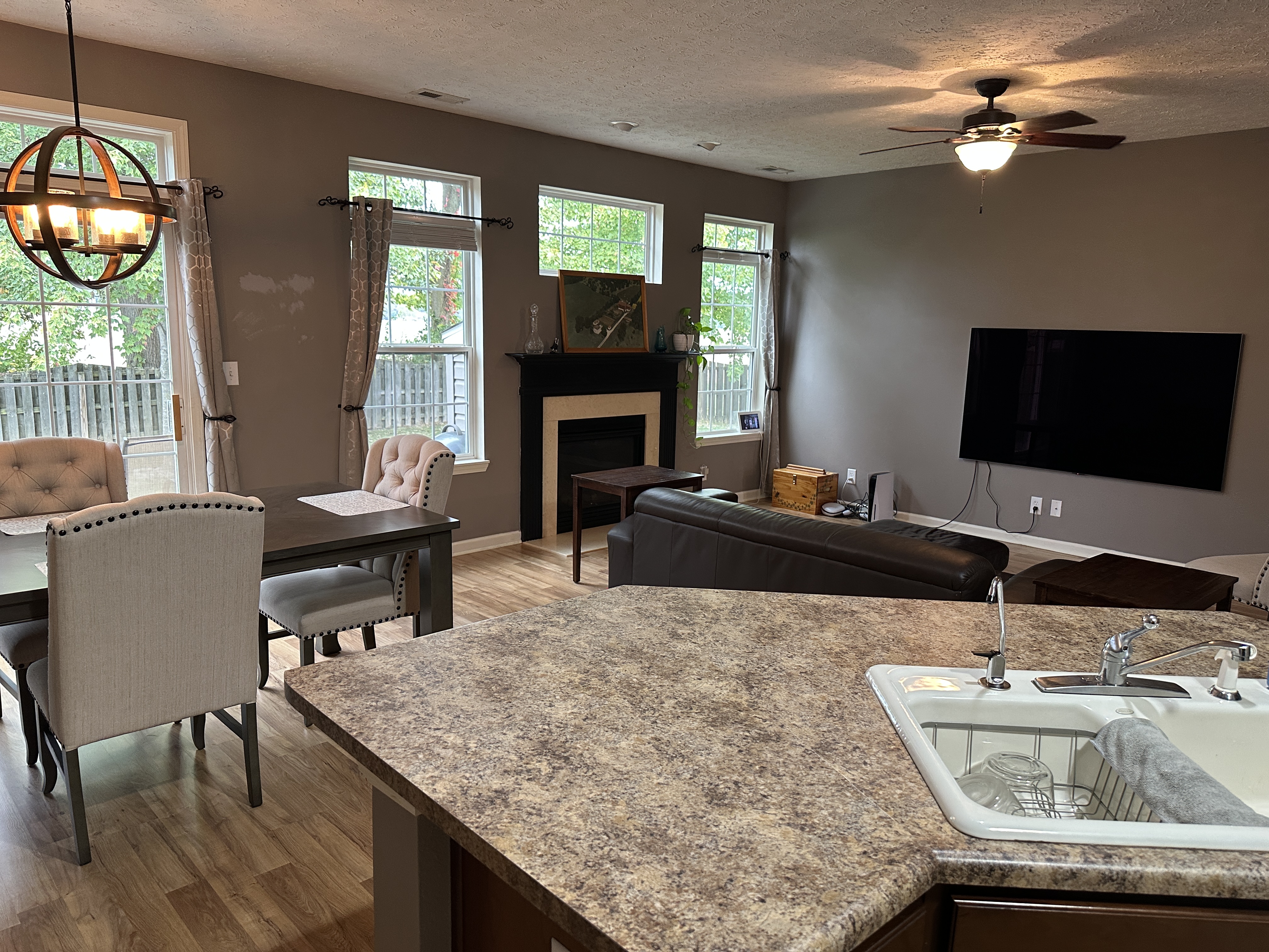 A photo of the house